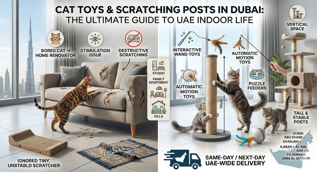 Best Cat Toys & Scratching Posts in Dubai: Keep Your Cat Happy