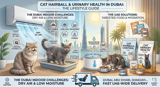 Cat Hairball & Urinary Problems in Dubai: Best Food Solutions