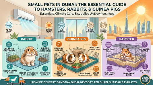 Hamster, Rabbit & Guinea Pig Care in Dubai: Complete Supplies Guide