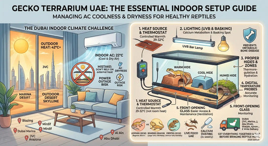 Reptile Keeping in Dubai: Terrariums, Heating & Food Guide