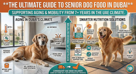 Senior Dog Care in Dubai: Best Food & Supplements for Older Dogs